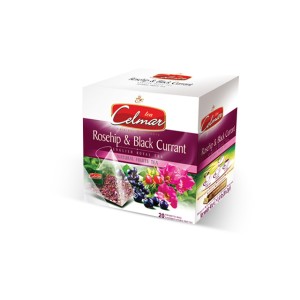 CELMAR Vadrózsa és fekete ribizli Piramis tea 20 db.