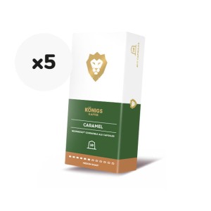 KÖNIGS Karmelowa kawa 5x 10 kapsułek do Nespresso®*