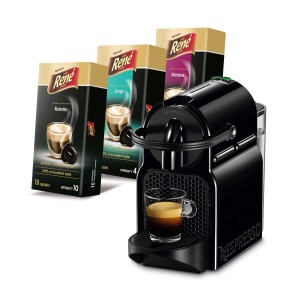 Ekspres Nespresso Inisia + kapsułki