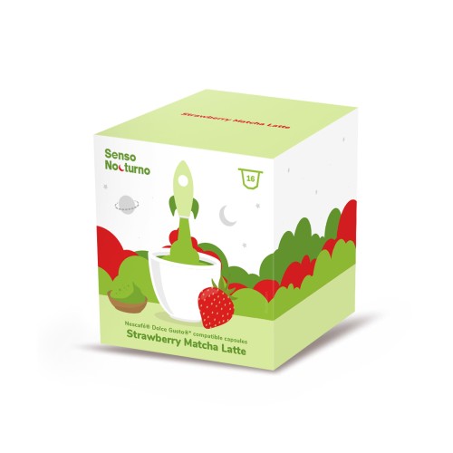 SENSO NOCTURNO Matcha latte truskawka